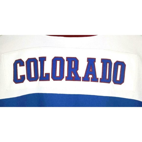 Hard Rock Cafe Colorado Hockey Jersey Vintage XL Made in USA Authentic Licensed - Picture 5 of 10